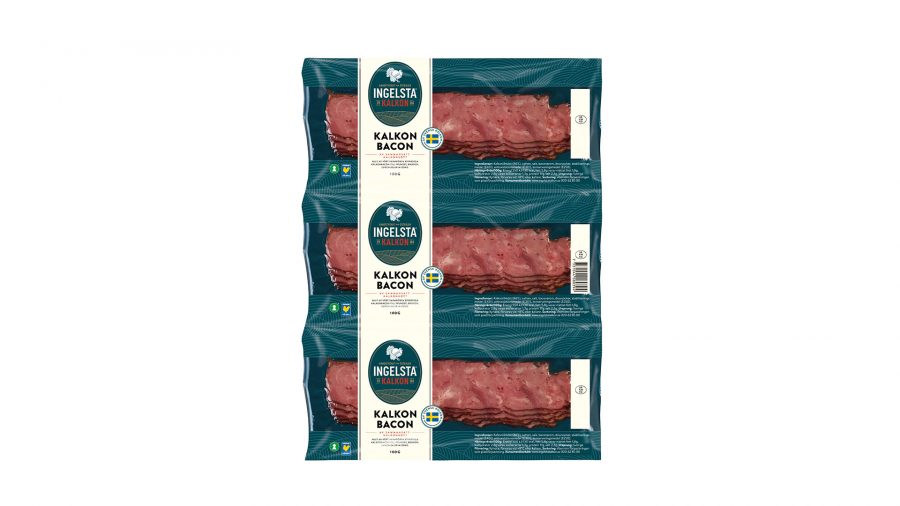 Kalkonbacon, 3pack Ingelsta Kalkon